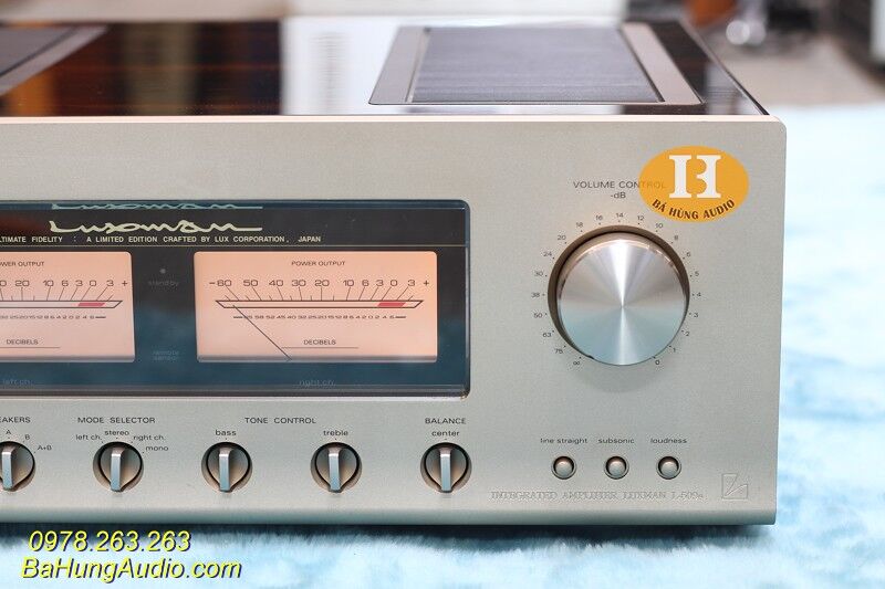 Amply Luxman L509S xuất sắc có khiển, dây nguồn zin