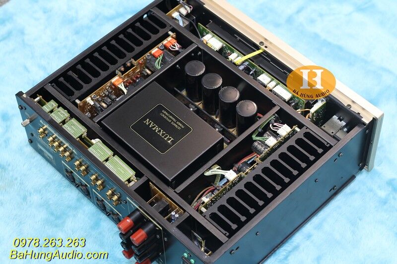 Amply Luxman L509S xuất sắc có khiển, dây nguồn zin