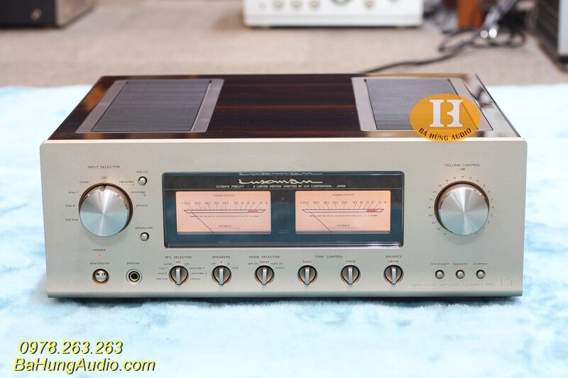 Amply Luxman L509S xuất sắc có khiển, dây nguồn zin